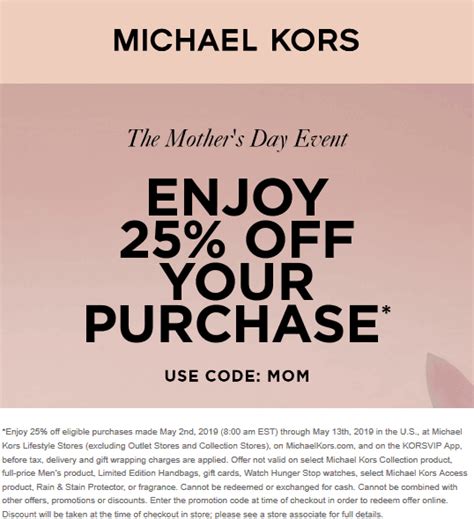 michael kors promo code|michael kors promo code today.